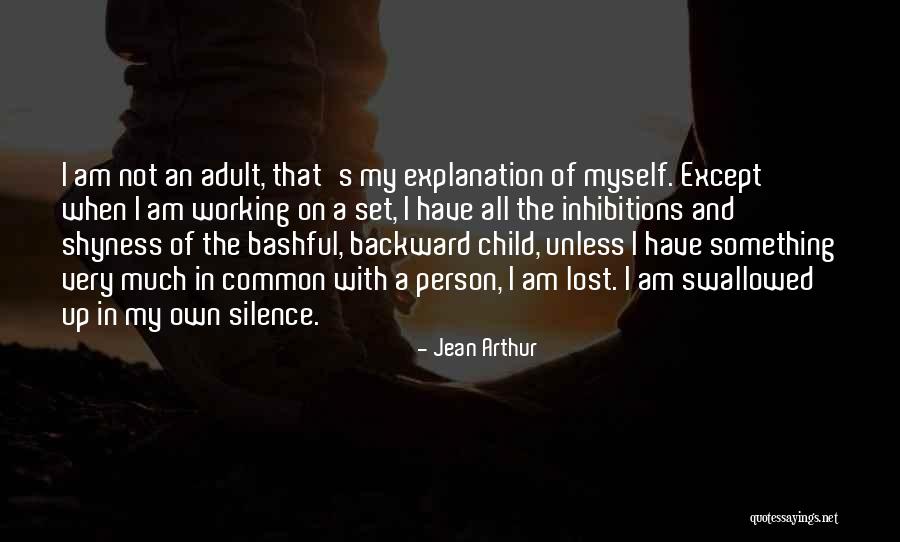 Bashful Quotes By Jean Arthur Bashful Quotes By Jean Arthur