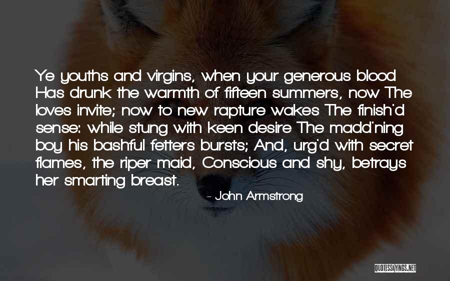 Bashful Quotes By John Armstrong Bashful Quotes By John Armstrong