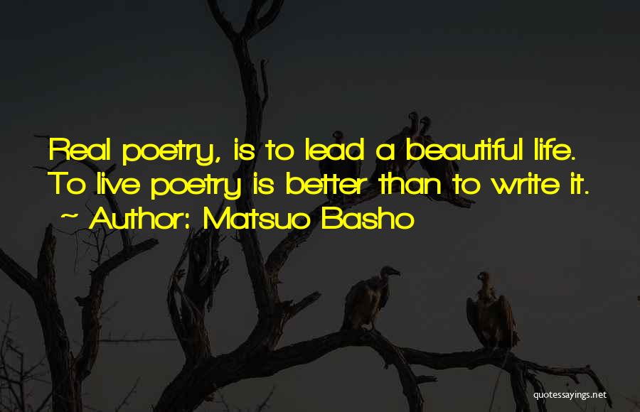 Basho Quotes By Matsuo Basho