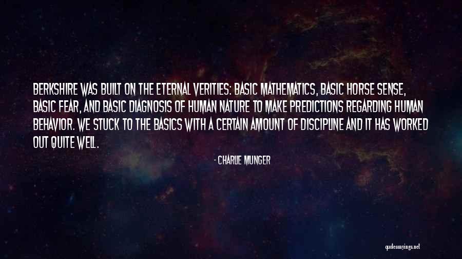 Basic Human Nature Quotes By Charlie Munger Basic Human Nature Quotes By Charlie Munger