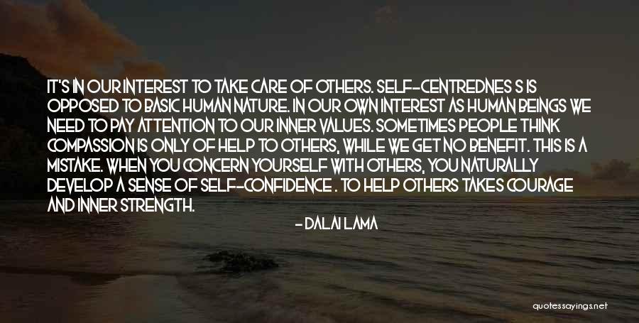 Basic Human Nature Quotes By Dalai Lama