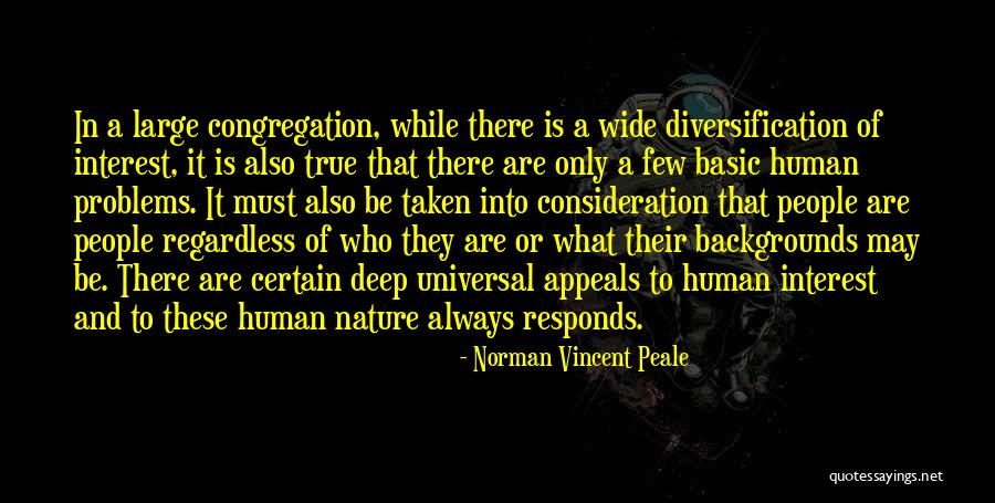 Basic Human Nature Quotes By Norman Vincent Peale