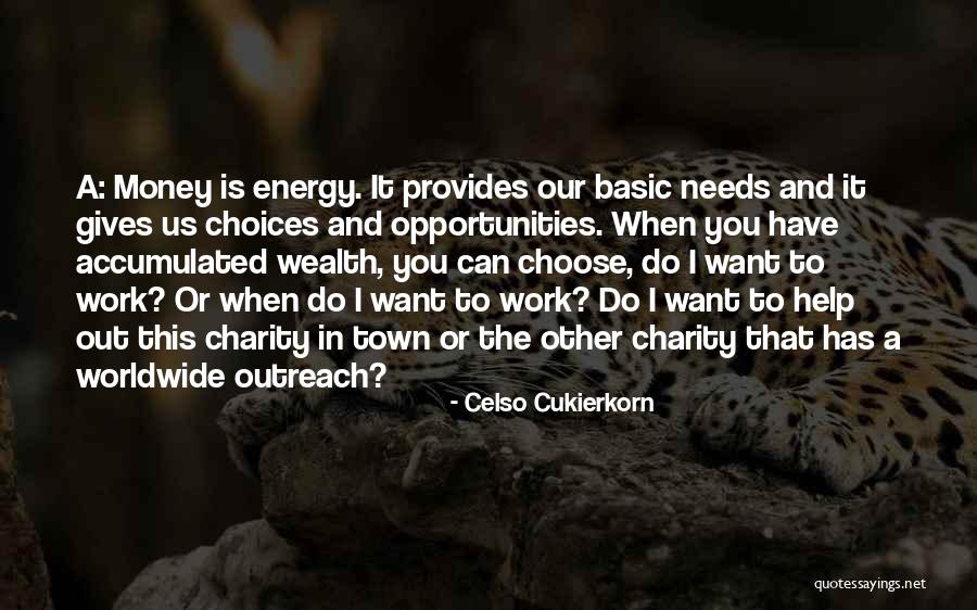 Basic Needs Quotes By Celso Cukierkorn