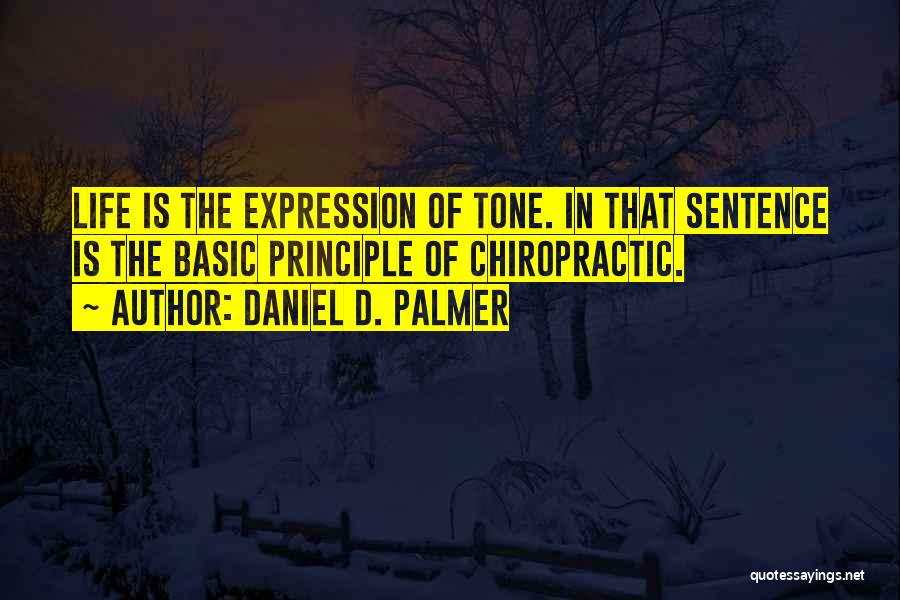 Basic Principles Quotes By Daniel D. Palmer