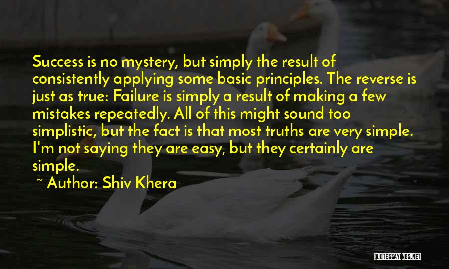 Basic Principles Quotes By Shiv Khera