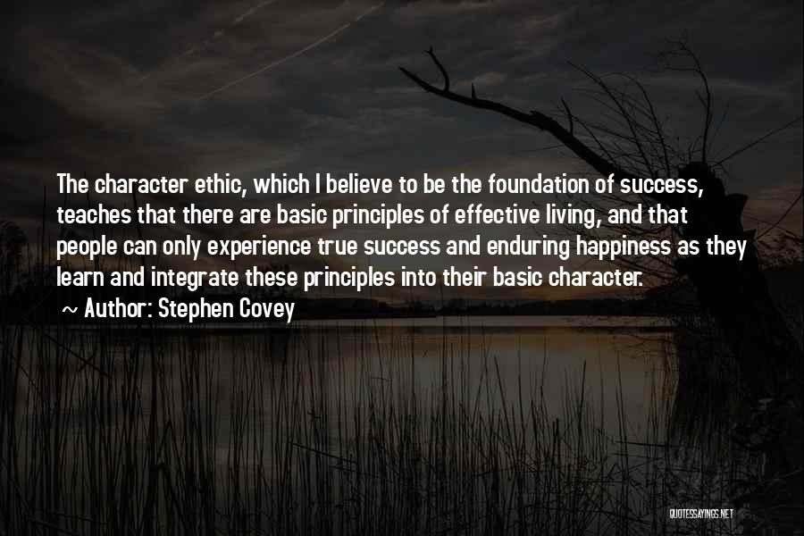 Basic Principles Quotes By Stephen Covey