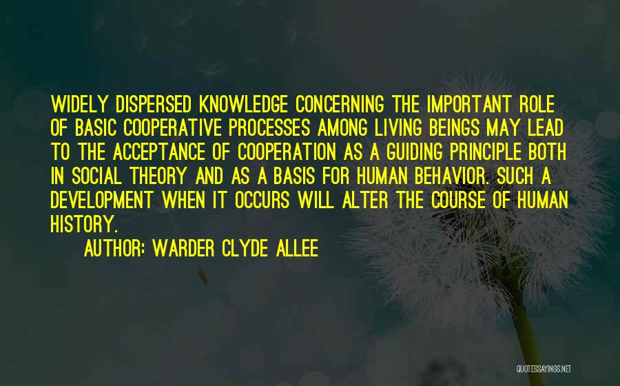 Basic Principles Quotes By Warder Clyde Allee