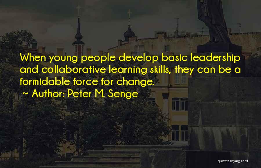 Basic Skills Quotes By Peter M. Senge