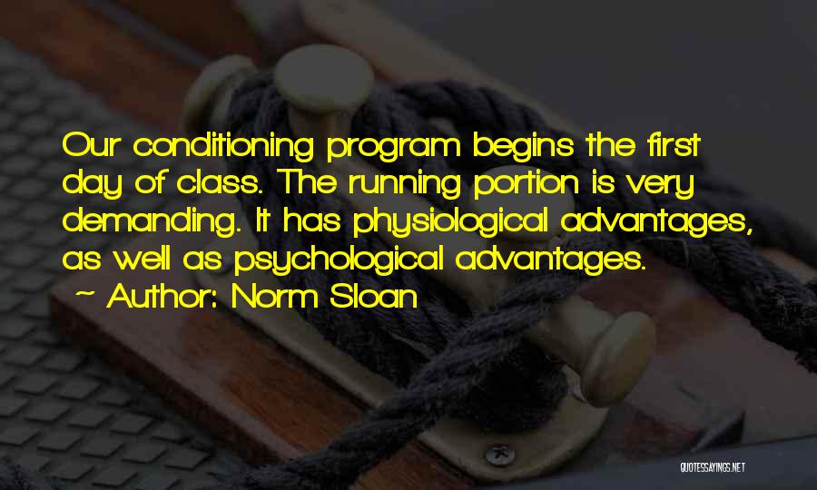 Basketball Conditioning Quotes By Norm Sloan