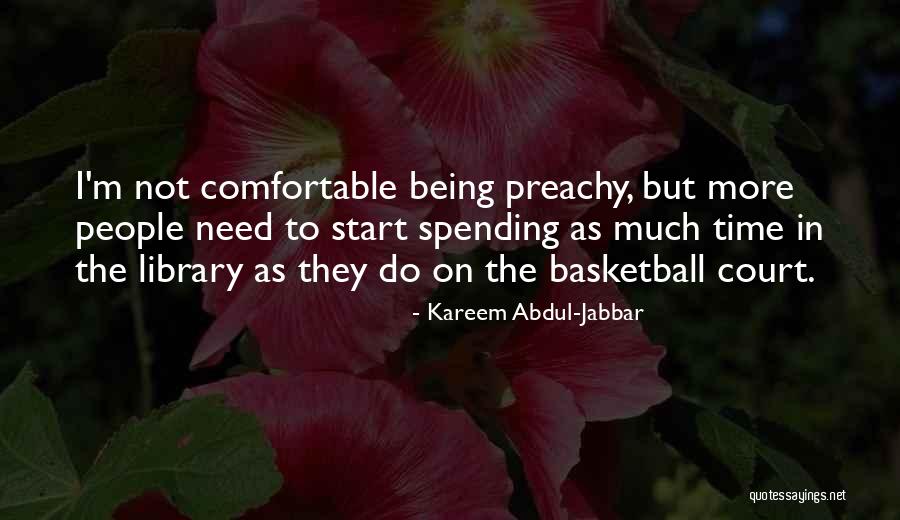 Basketball Court Quotes By Kareem Abdul-Jabbar