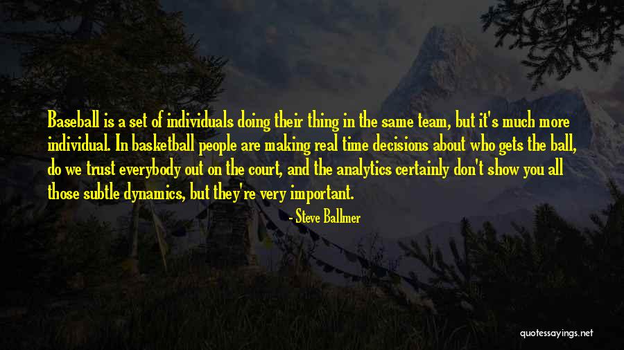 Basketball Court Quotes By Steve Ballmer