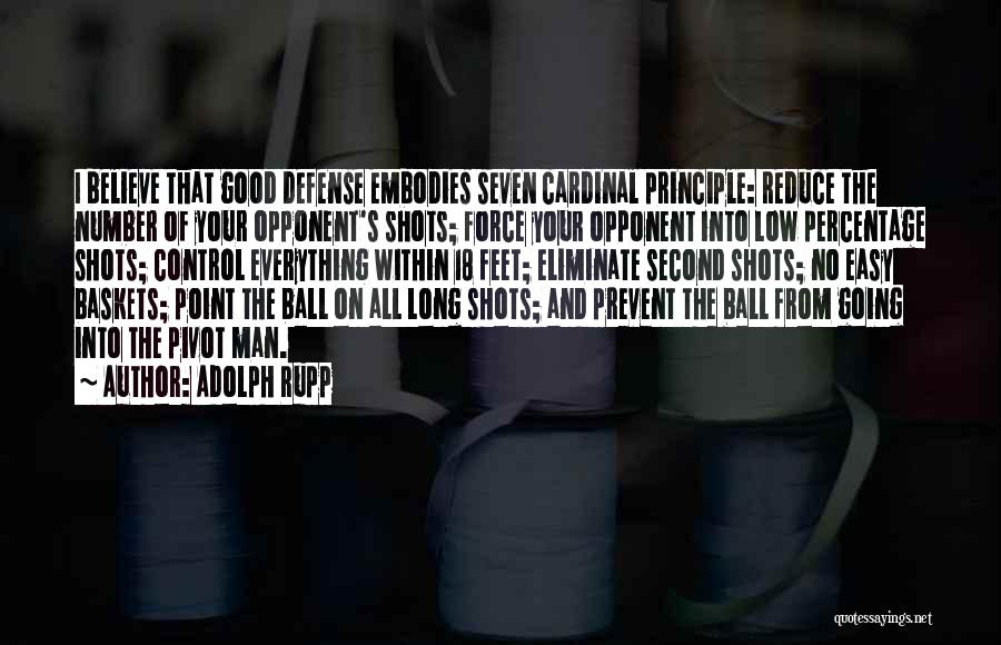 Basketball Opponent Quotes By Adolph Rupp