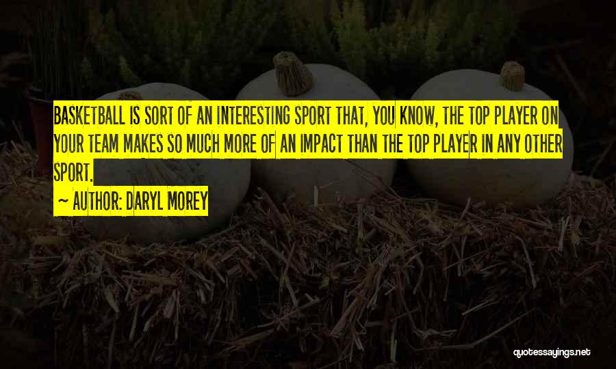 Basketball Player Quotes By Daryl Morey