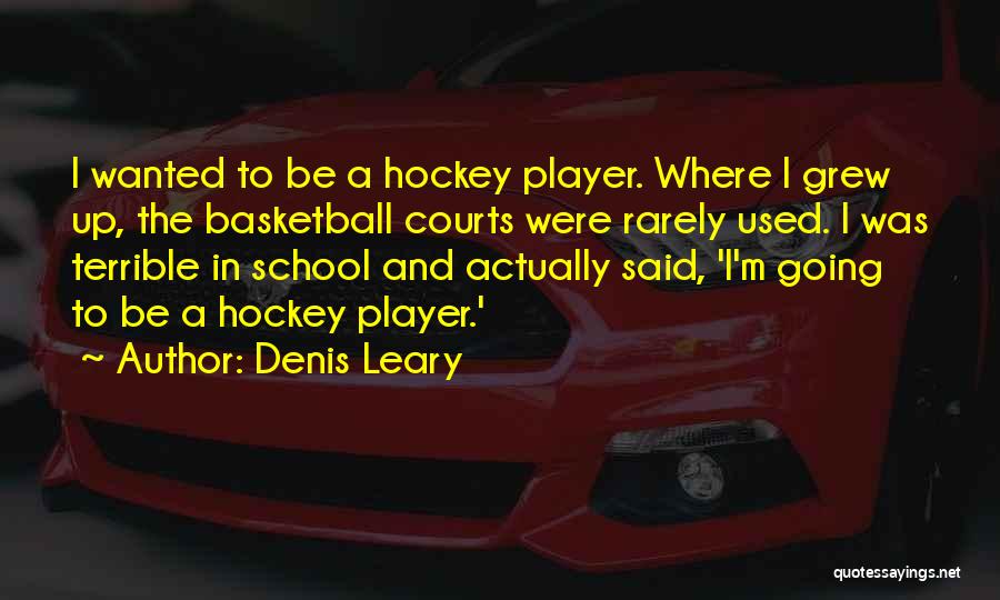 Basketball Player Quotes By Denis Leary