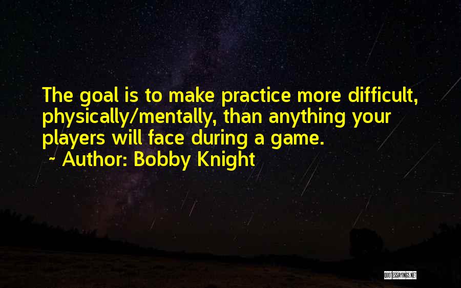 Basketball Practice Quotes By Bobby Knight