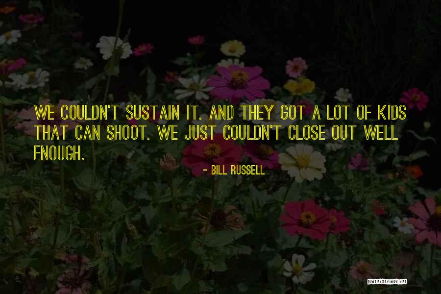 Basketball Shoot Quotes By Bill Russell