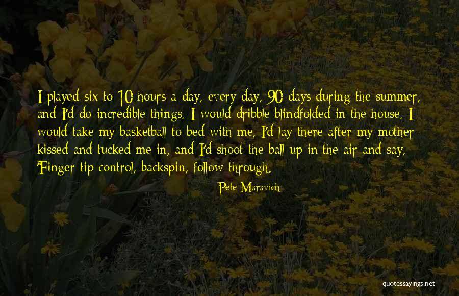 Basketball Shoot Quotes By Pete Maravich