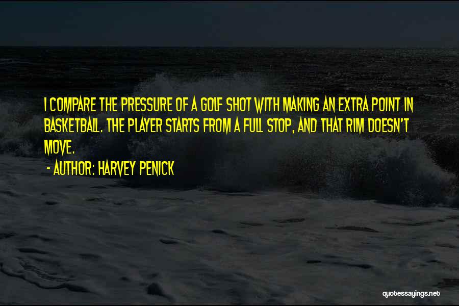 Basketball Shot Quotes By Harvey Penick