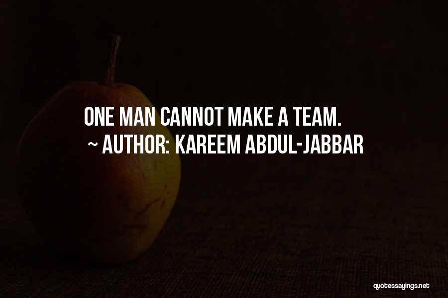 Basketball Teamwork Quotes By Kareem Abdul-Jabbar