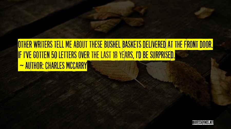 Baskets Quotes By Charles McCarry