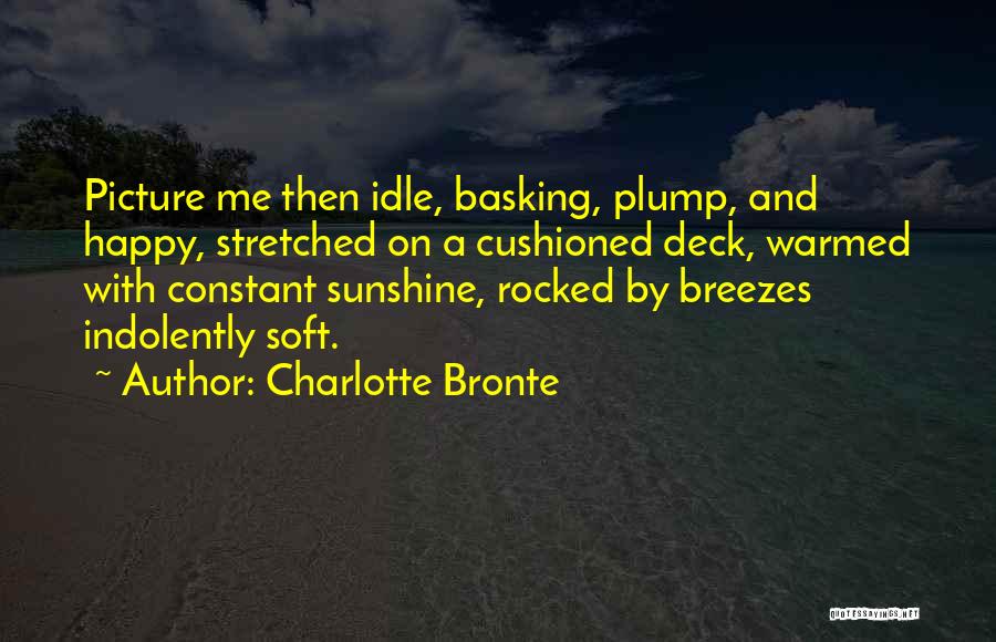 Basking In The Sunshine Quotes By Charlotte Bronte