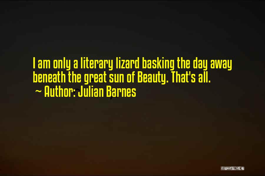 Basking Quotes By Julian Barnes