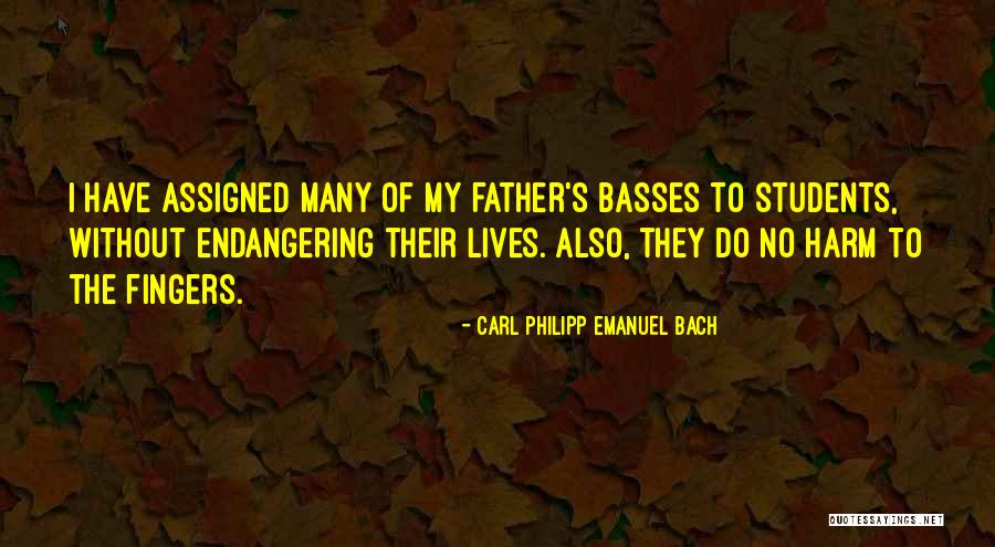 Basses Quotes By Carl Philipp Emanuel Bach Basses Quotes By Carl Philipp Emanuel Bach