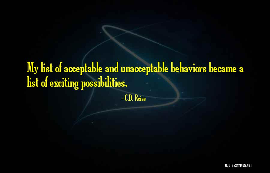Bassesse Citation Quotes By C.D. Reiss Bassesse Citation Quotes By C.D. Reiss