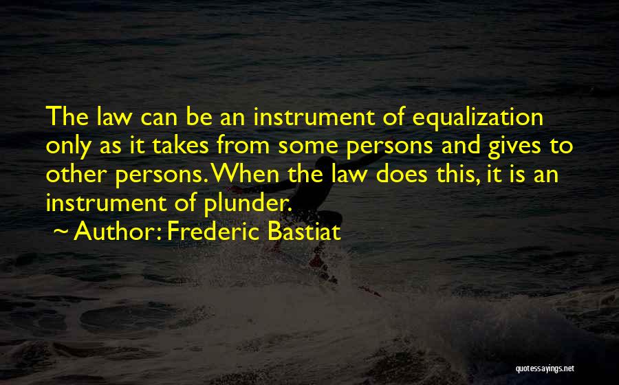 Bastiat Plunder Quotes By Frederic Bastiat