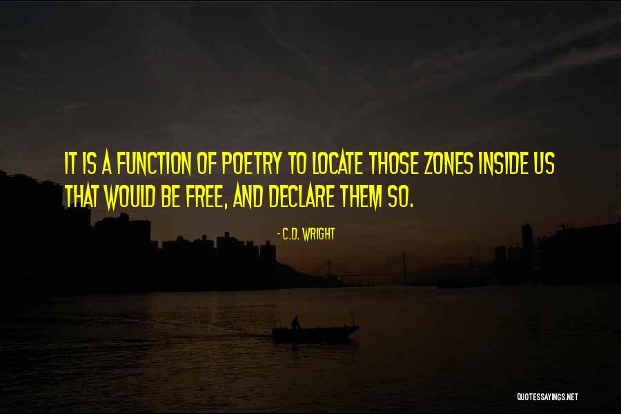 Bastidas Soccer Quotes By C.D. Wright