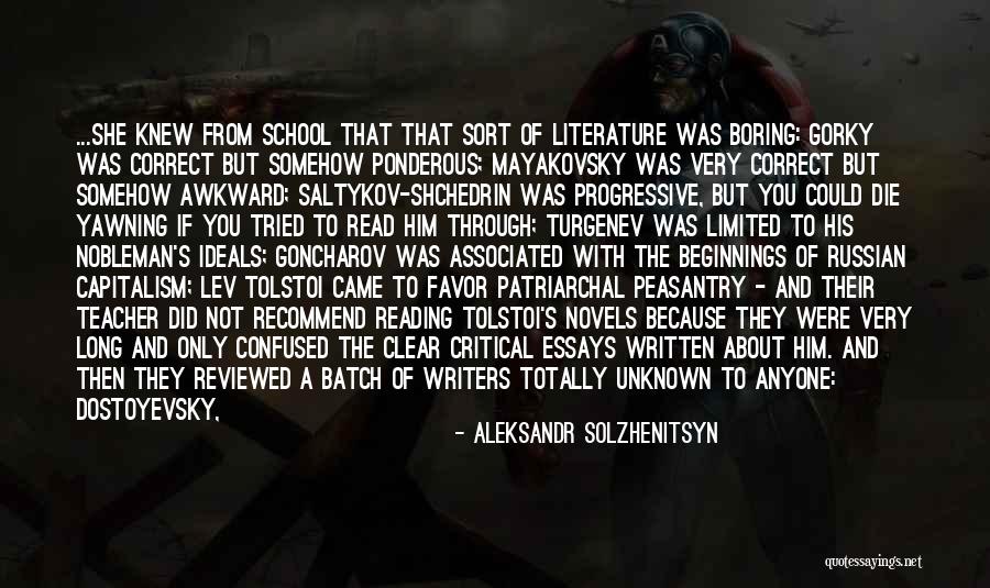 Batch Quotes By Aleksandr Solzhenitsyn Batch Quotes By Aleksandr Solzhenitsyn