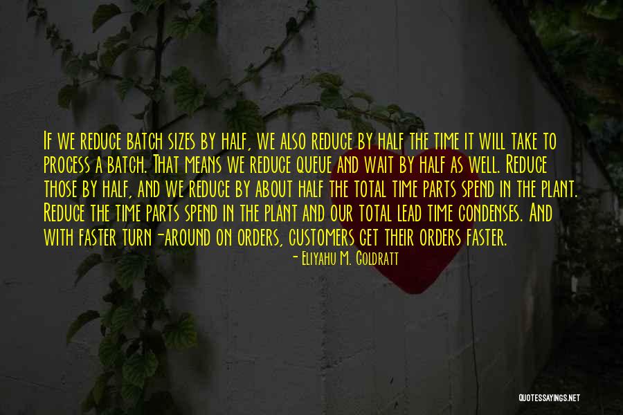 Batch Quotes By Eliyahu M. Goldratt Batch Quotes By Eliyahu M. Goldratt