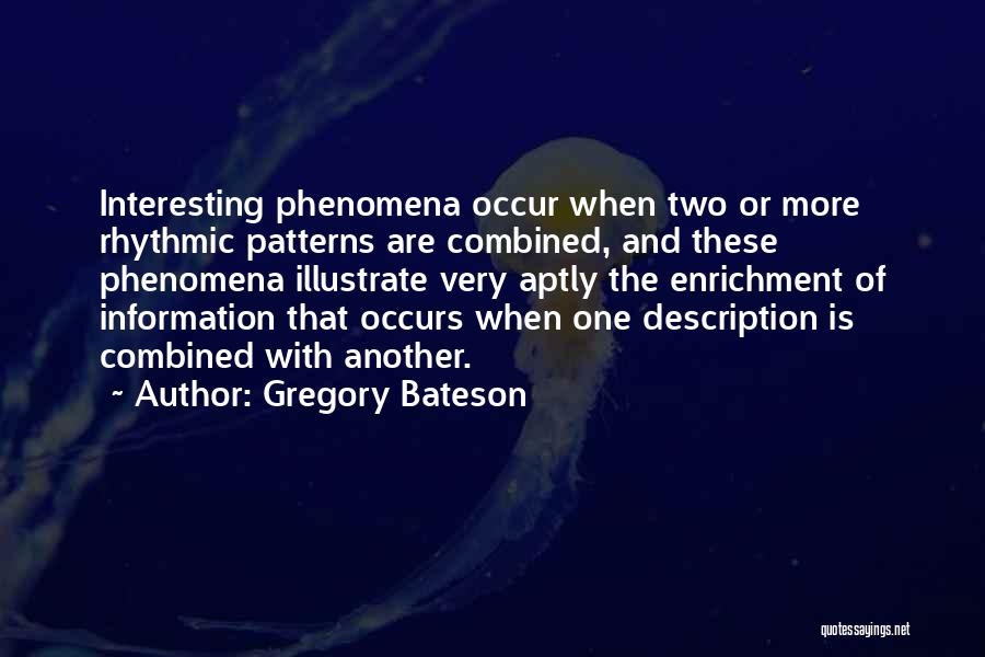 Bateson Quotes By Gregory Bateson