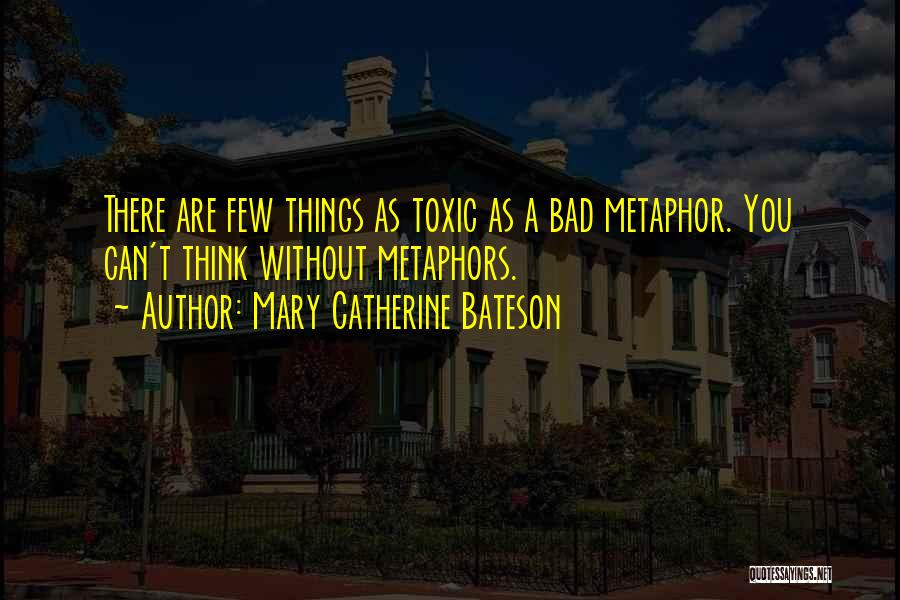 Bateson Quotes By Mary Catherine Bateson