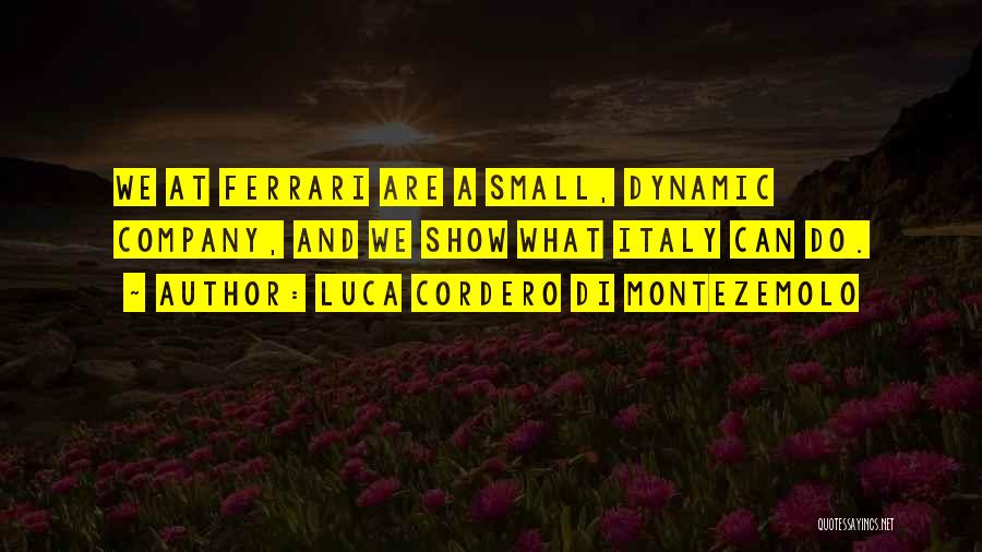 Batetemoda Quotes By Luca Cordero Di Montezemolo