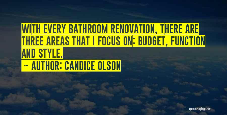 Bathroom Renovation Quotes By Candice Olson