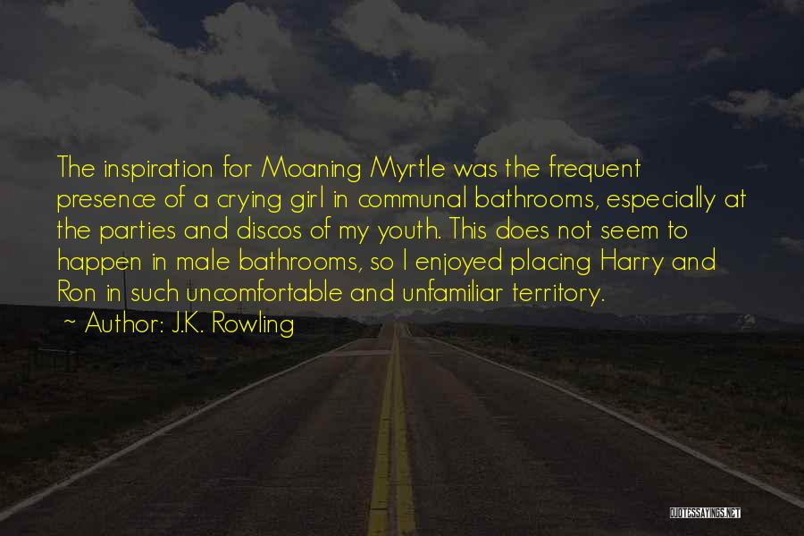 Bathrooms Quotes By J.K. Rowling