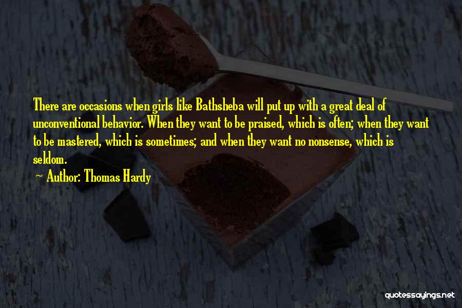 Bathsheba Quotes By Thomas Hardy