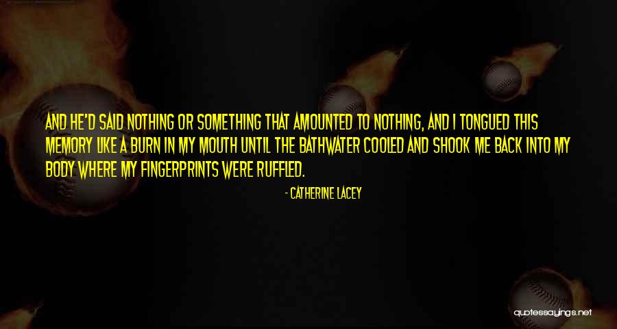Bathwater Quotes By Catherine Lacey Bathwater Quotes By Catherine Lacey