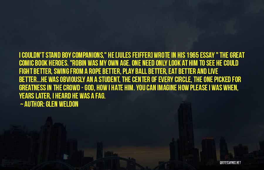 Batman Comic Book Quotes By Glen Weldon