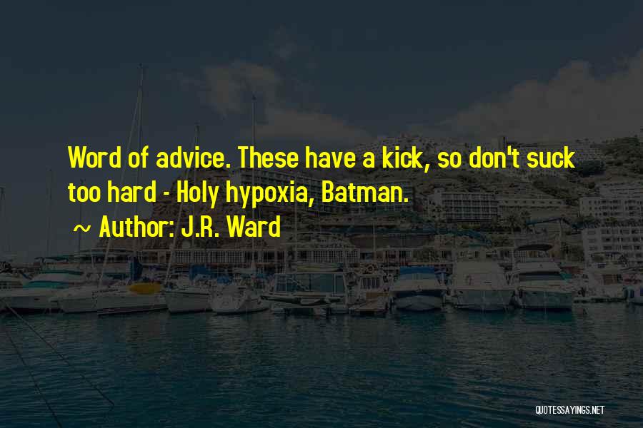 Batman Holy Quotes By J.R. Ward