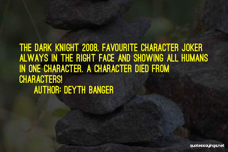 Batman Vs Joker Quotes By Deyth Banger