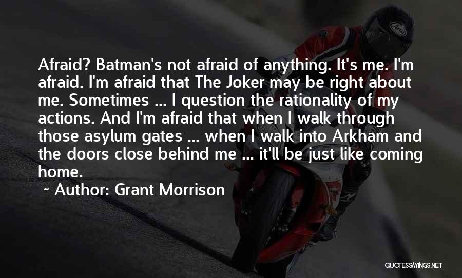 Batman Vs Joker Quotes By Grant Morrison