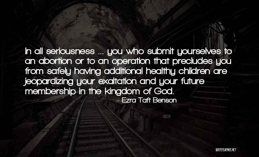 Batsford Solitaire Quotes By Ezra Taft Benson