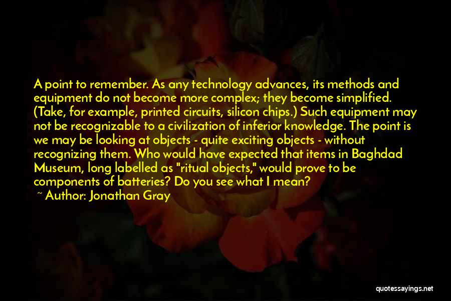 Batteries Quotes By Jonathan Gray