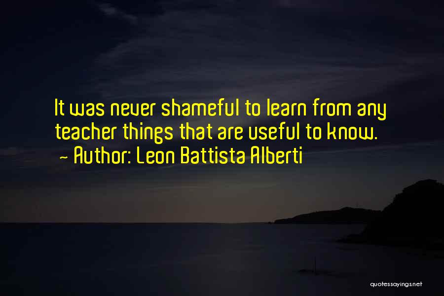 Battista Alberti Quotes By Leon Battista Alberti