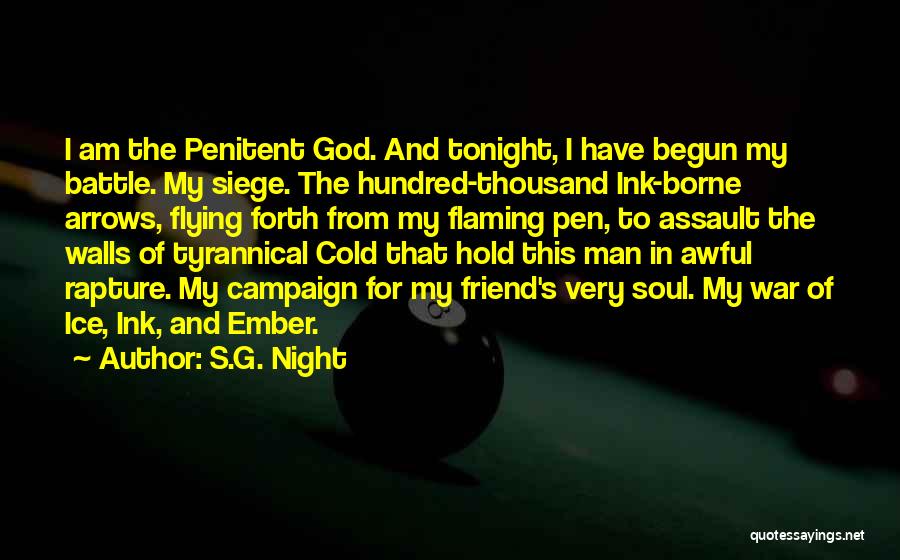 Battle And War Quotes By S.G. Night
