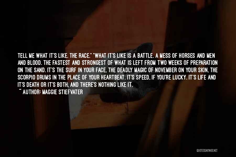 Battle Horse Quotes By Maggie Stiefvater