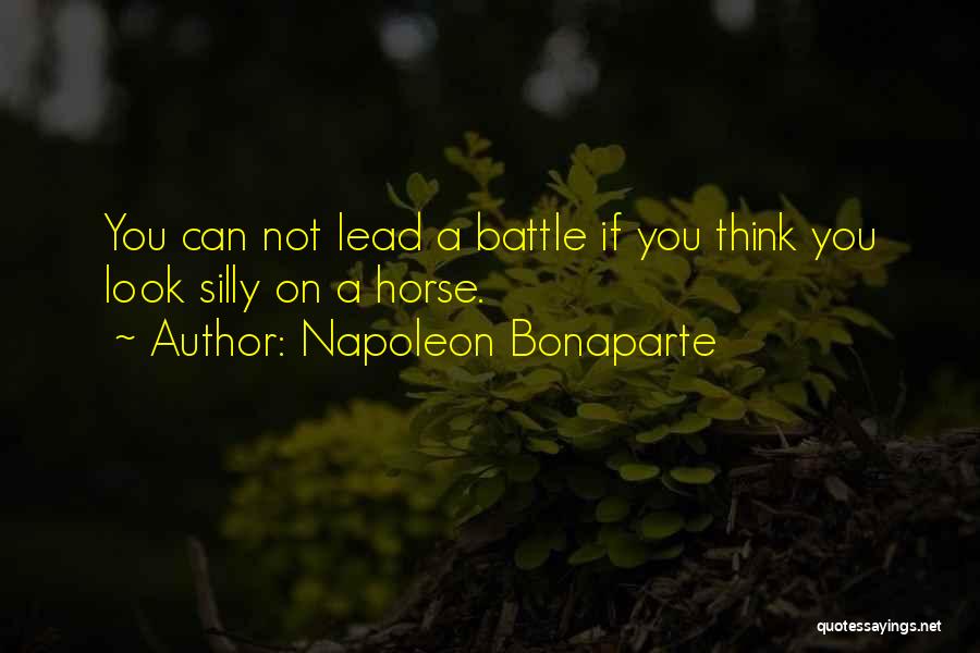 Battle Horse Quotes By Napoleon Bonaparte