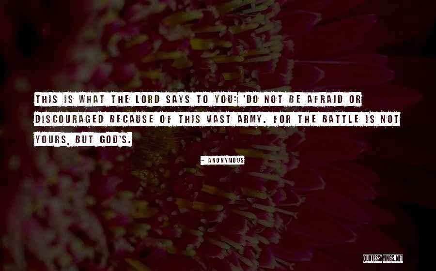 Battle Is Not Yours Quotes By Anonymous Battle Is Not Yours Quotes By Anonymous